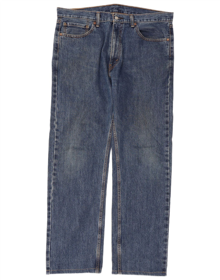 Мужские прямые джинсы LEVI'S 505 W36 L32 синие