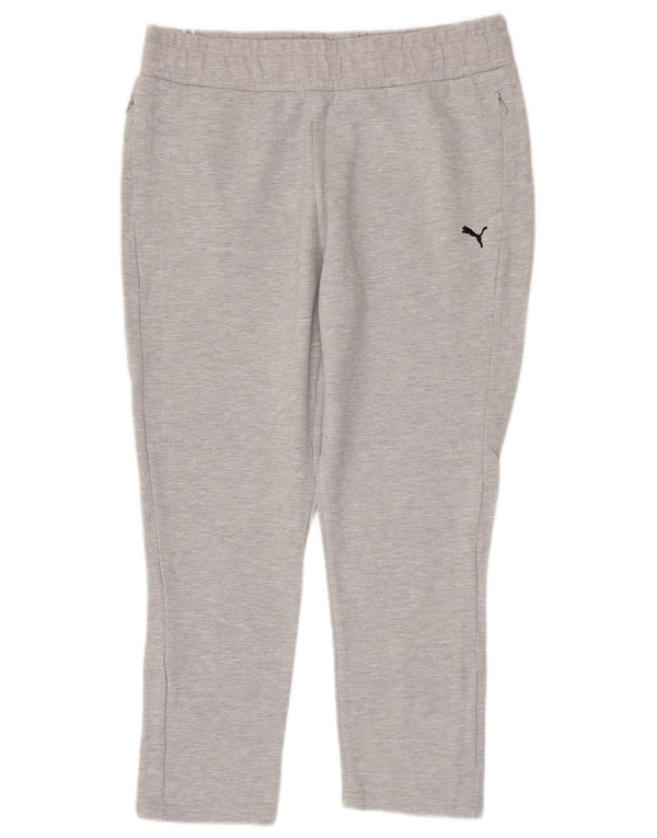 Женские спортивные брюки PUMA с графическим рисунком UK 14, большие серые, хлопок