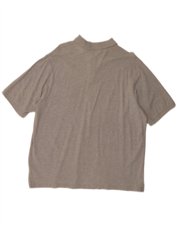 Мужская рубашка-поло Eddie Bauer XL, серый хлопок