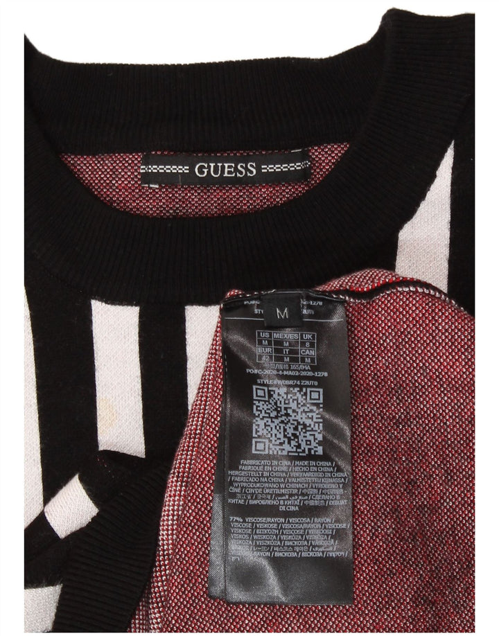Женский свободный джемпер с круглым вырезом Guess UK 8, маленький черный