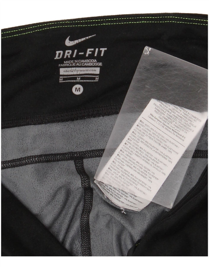 Женские леггинсы-капри Nike Dri Fit UK 12, средний синий полиэстер тай-дай
