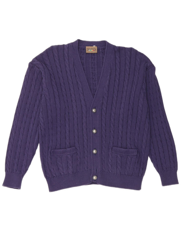 Мужской кардиган Sevres IT 50 Medium Navy Blue Хлопок