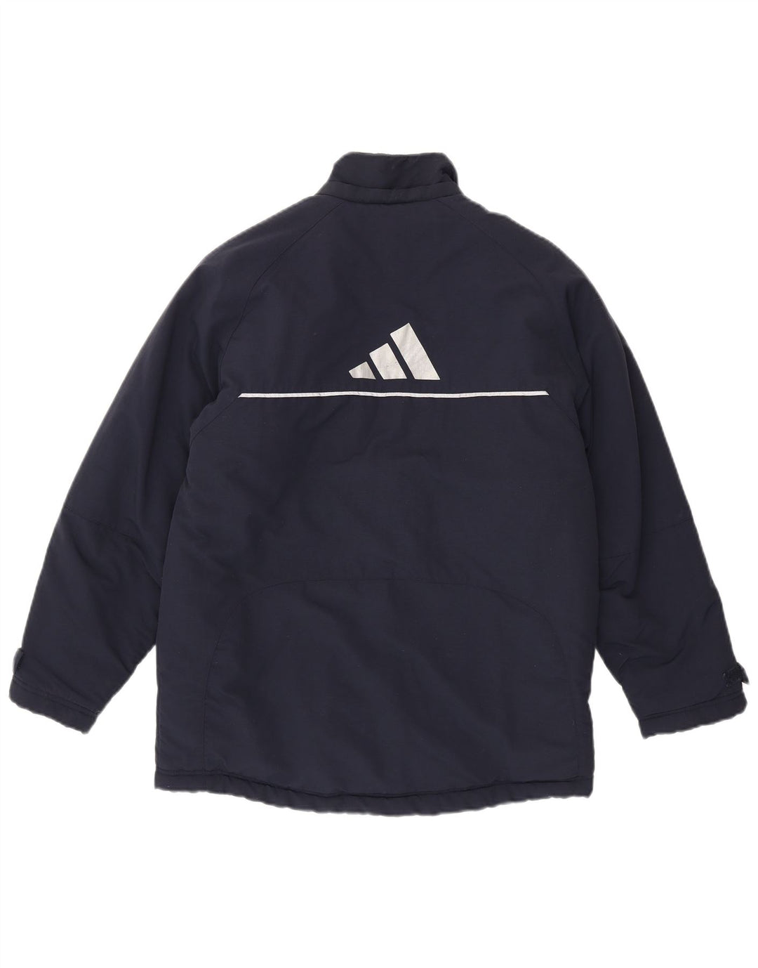 Ветровка Adidas для мальчиков с графическим рисунком 13–14 лет, темно-синий полиамид