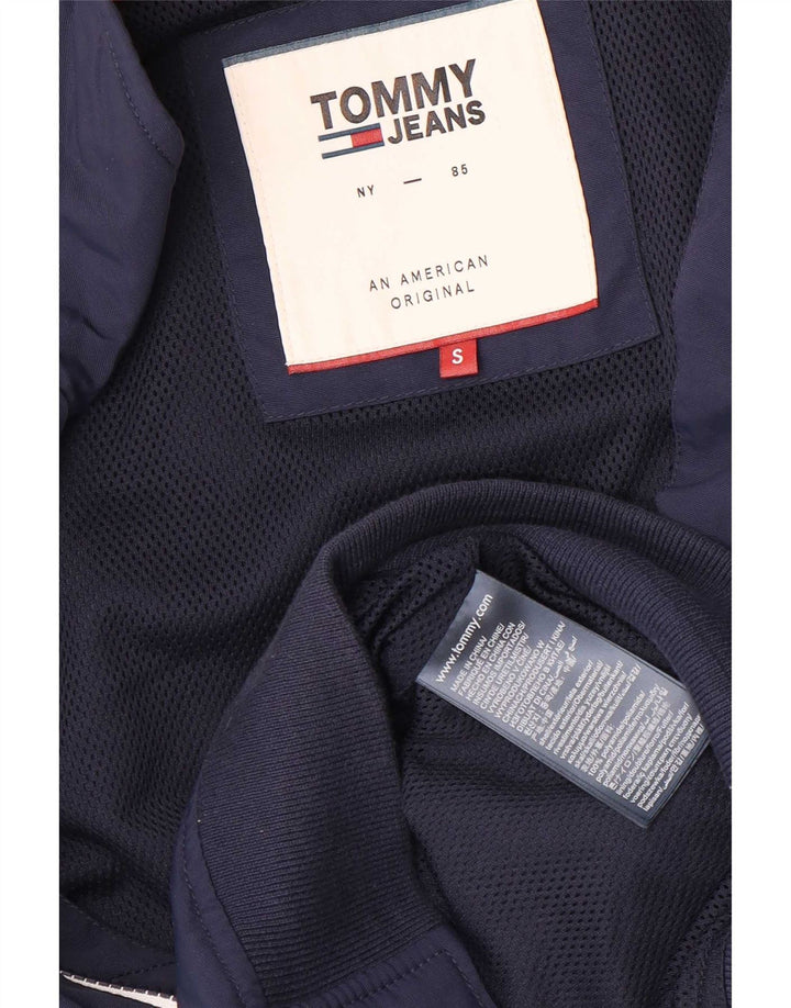 Мужская куртка-бомбер Tommy Hilfiger UK 36, маленькая, темно-синяя, полиамид