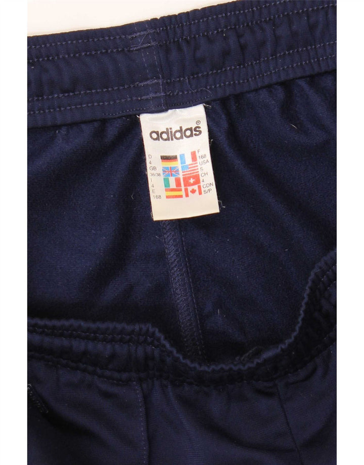 Мужские спортивные брюки Adidas UK 36/38, маленькие, темно-синие, полиэстер