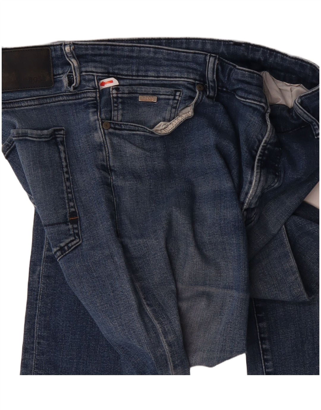 Мужские прямые джинсы Hugo Boss W38 L31 синие