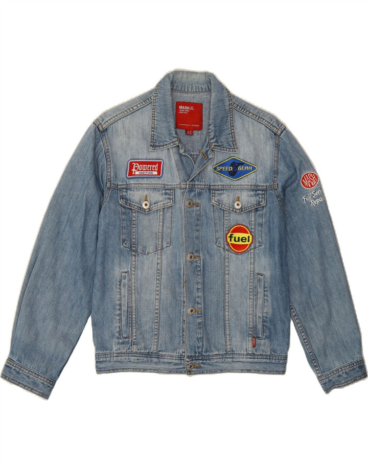 MASH Boys Denim Jacket 13-14 Years Blue Cotton Vintage Mash and Second-Hand Mash from Messina Hembry 