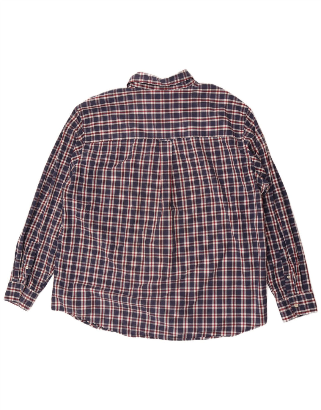 Мужская рубашка Chaps Easy Care 2XL, темно-синяя клетка, хлопок