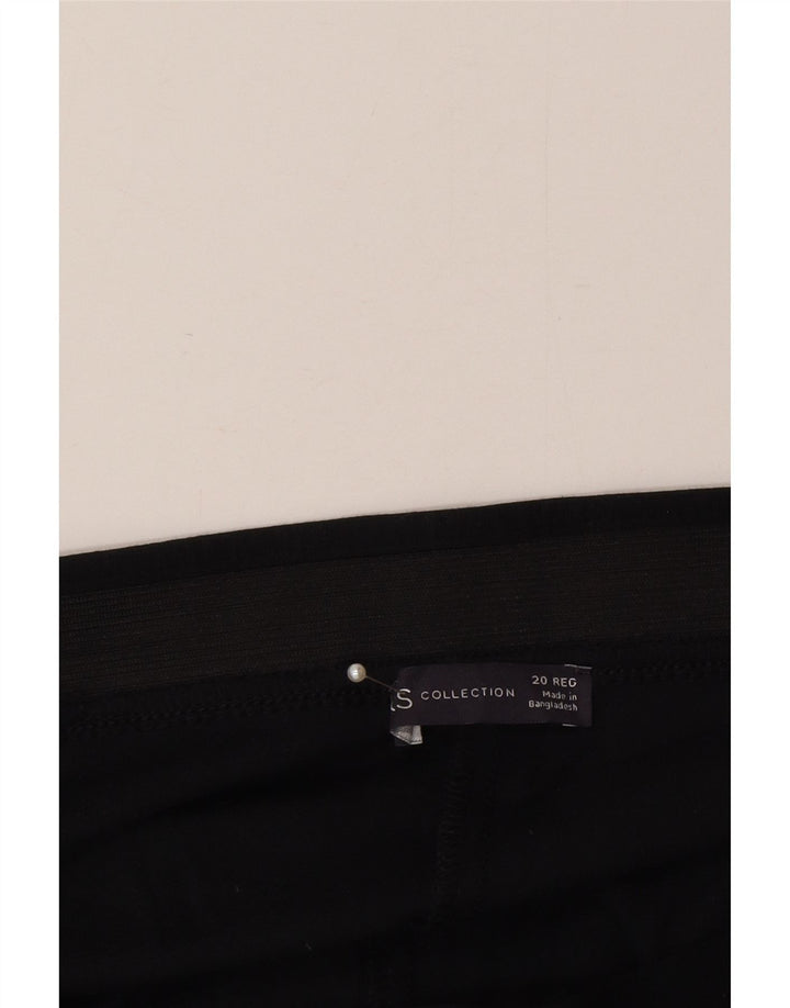 Женские спортивные брюки Marks & Spencer UK 20 2XL, черные вискозы