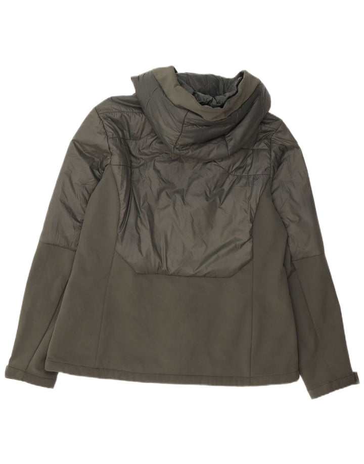 Женская ветровка с капюшоном Mountain Warehouse UK 16, большой цвет хаки