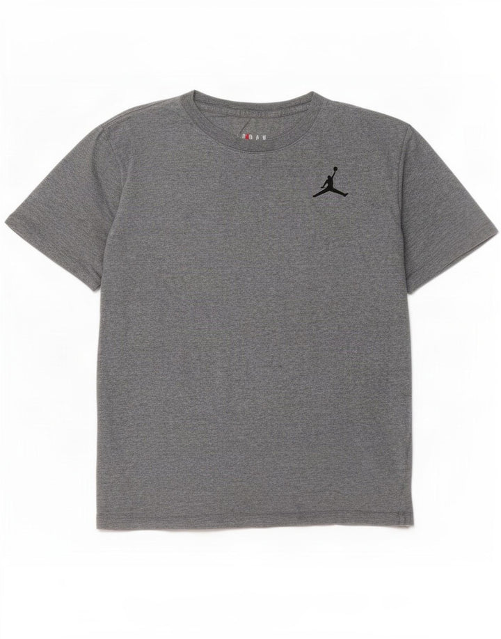 Мужская футболка Jordan Top, большой серый хлопок