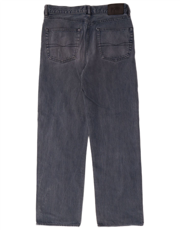 Мужские прямые джинсы HUGO BOSS Arkansas W32 L30 синие