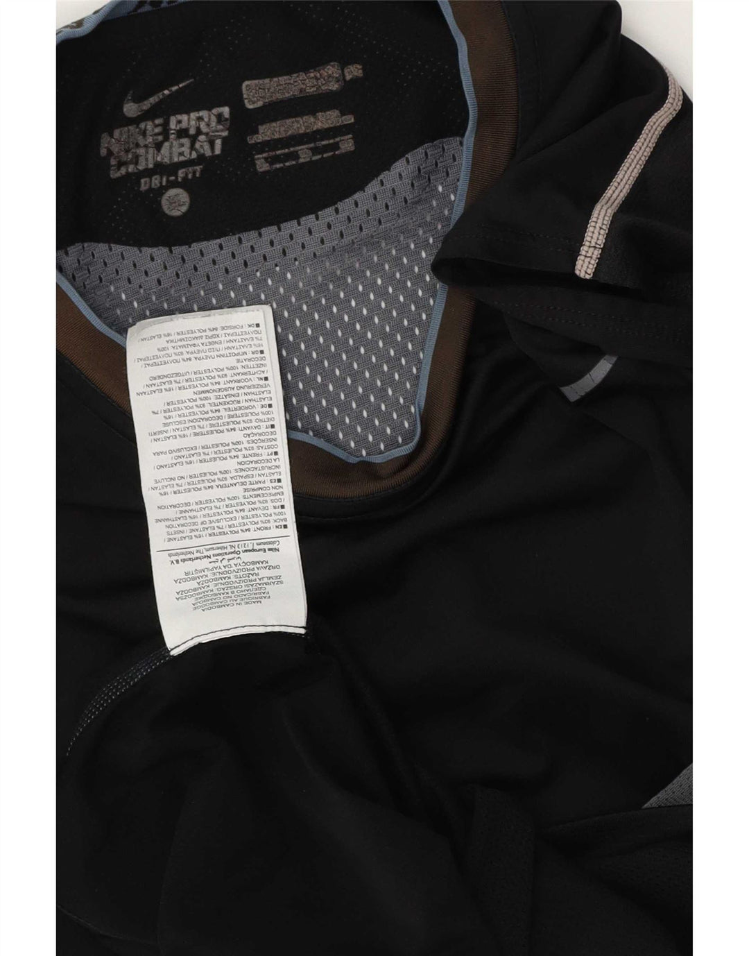Мужской жилет с графическим рисунком Nike Dri Fit XL, черный полиэстер с цветными блоками