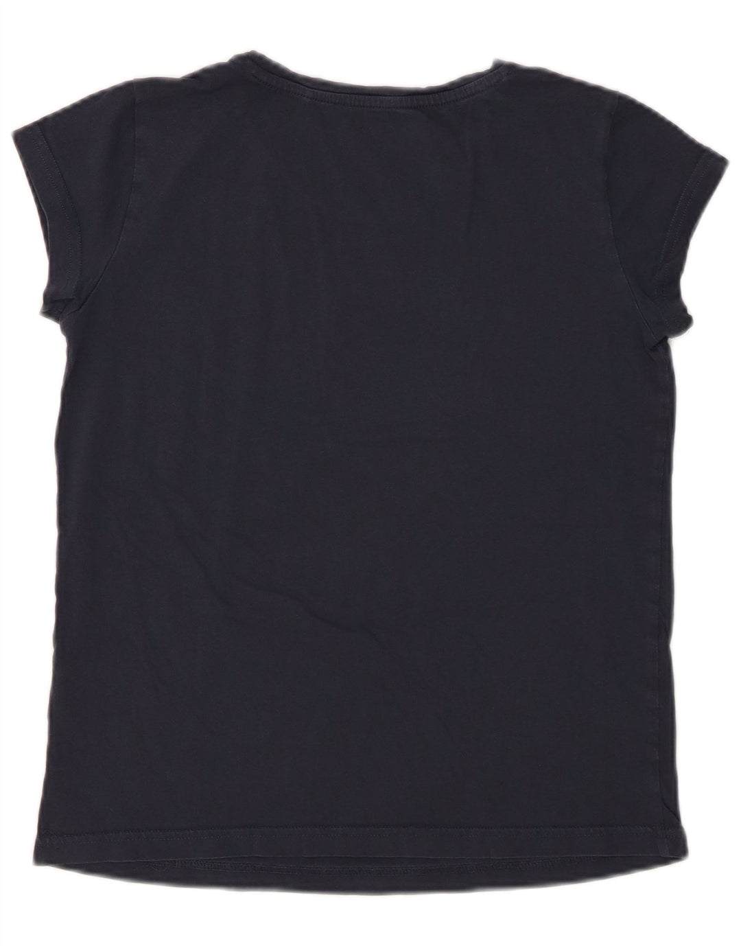 Женская футболка с рисунком MUSTANG Top UK 10, маленькая, темно-синяя, хлопок