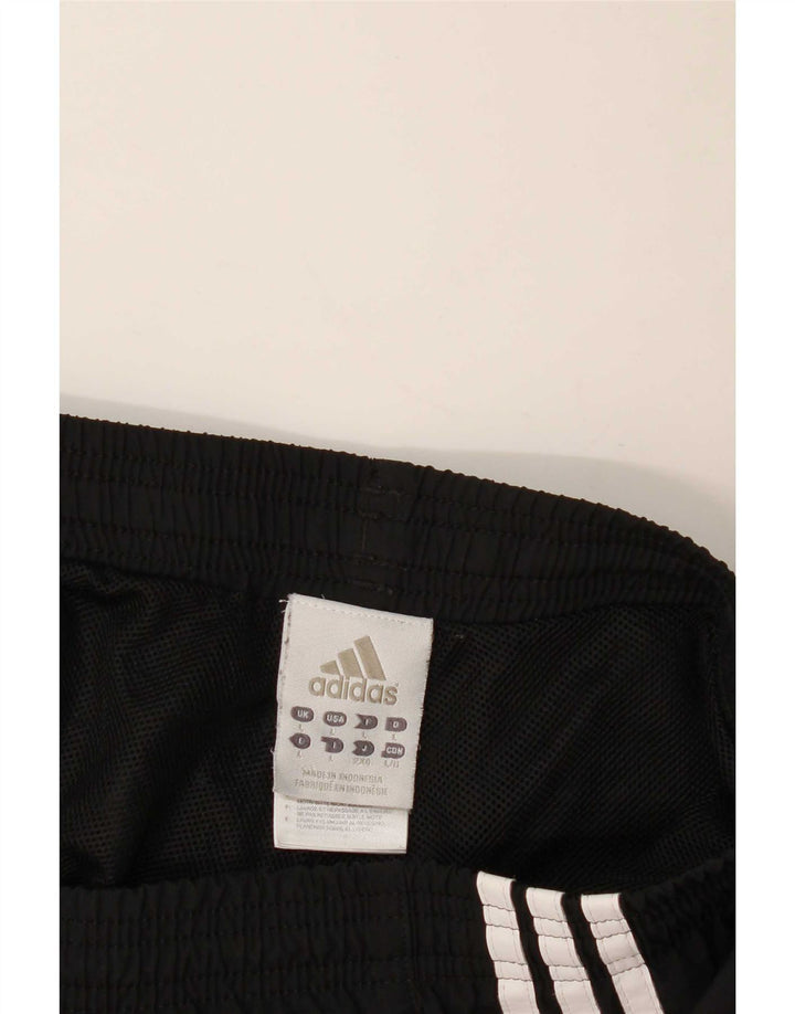 Мужские спортивные брюки-капри Adidas с графическим рисунком, брюки для бега, большой черный полиэстер