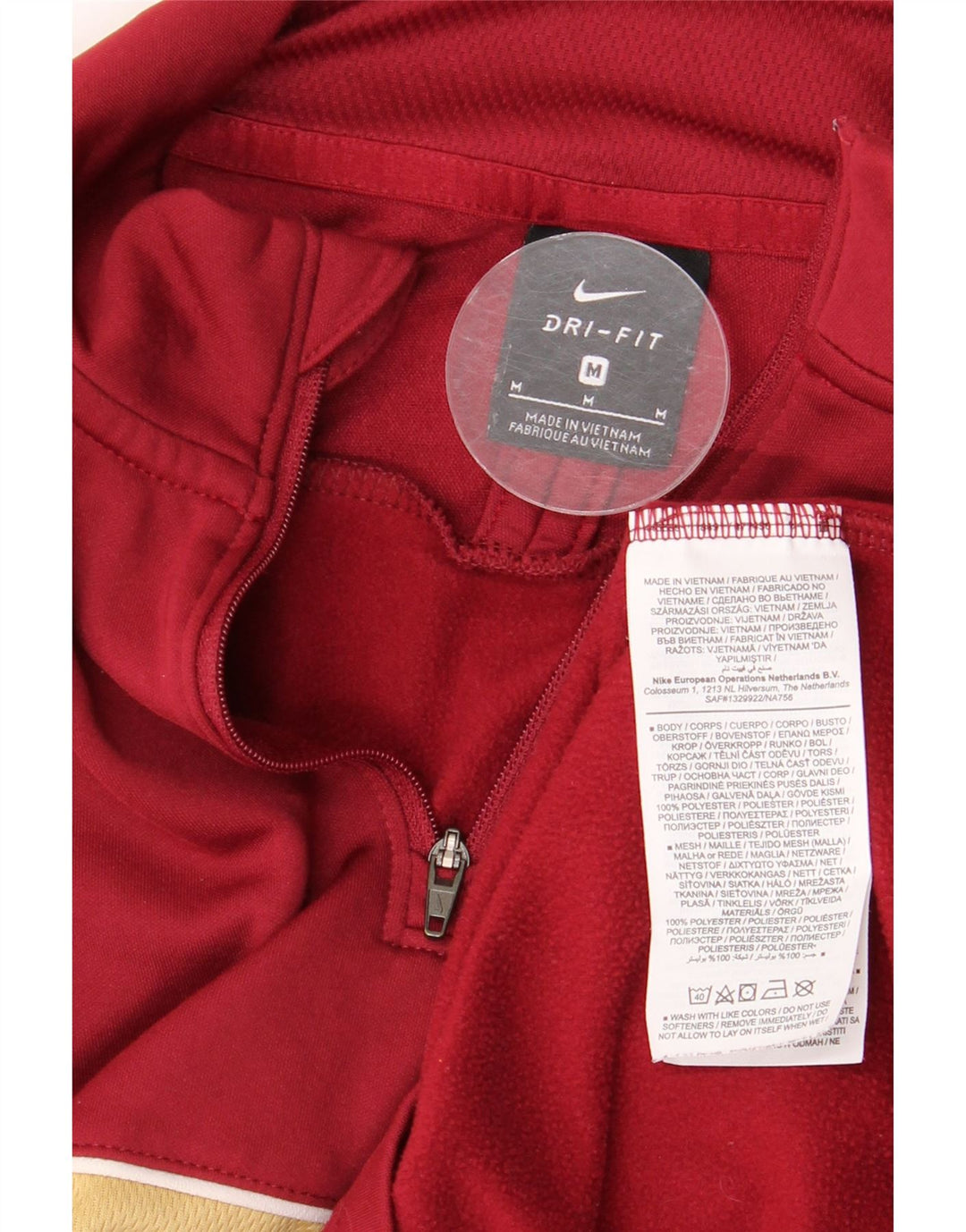 Мужские кроссовки Nike Sunderland A.F.C. Пуловер Спортивный Топ Средний Бордовый