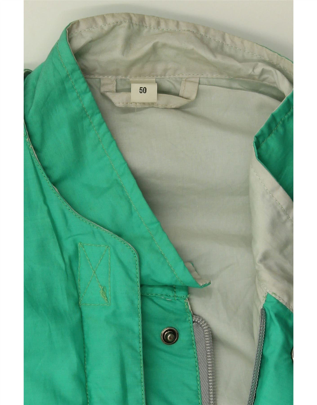 CIESSE PIUMINI Mens Windbreaker Jacket IT 50 Large Green Cotton Vintage Ciesse Piumini and Second-Hand Ciesse Piumini from Messina Hembry 