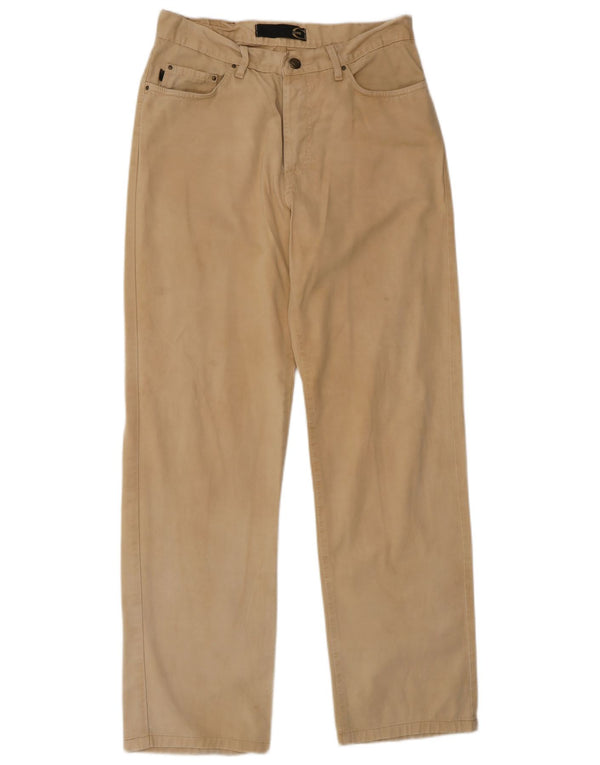 Мужские прямые джинсы Just Cavalli W32 L30, бежевый хлопок