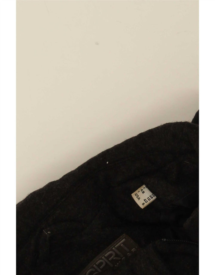 Женская утепленная куртка оверсайз Esprit UK 10, маленькая, черный нейлон