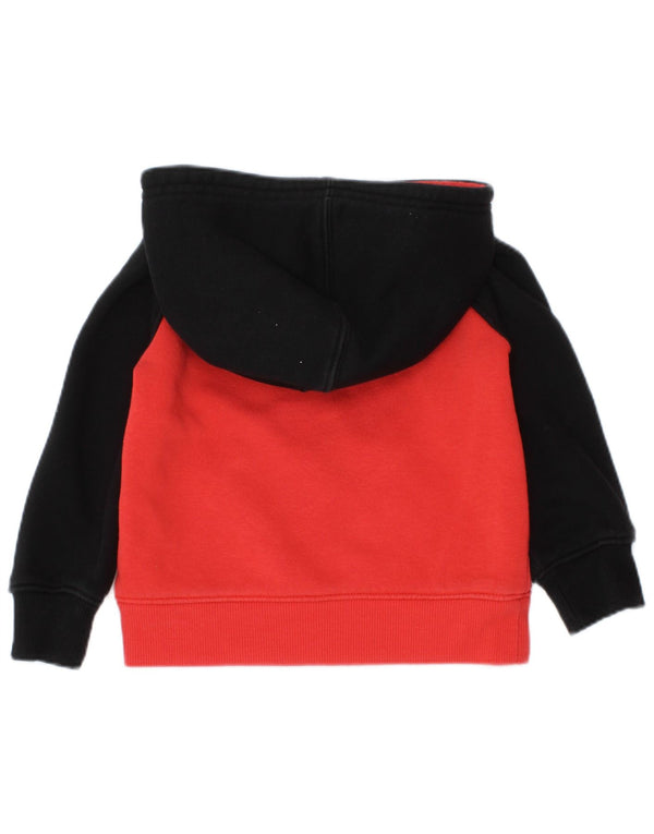 Джемпер с капюшоном Under Armour для мальчиков с рисунком, 9–12 месяцев, красный с цветными блоками