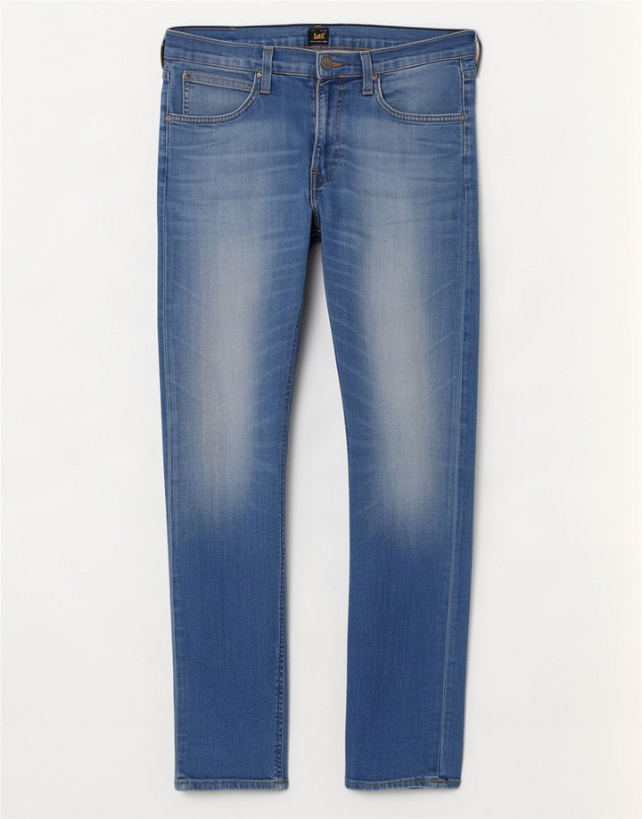 Мужские джинсы Lee Luke Slim W32 L32, синий хлопок