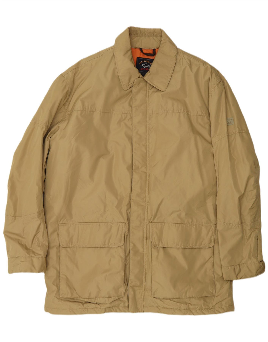 Мужская куртка Paul & Shark UK 42 XL, полиэстер бежевого цвета