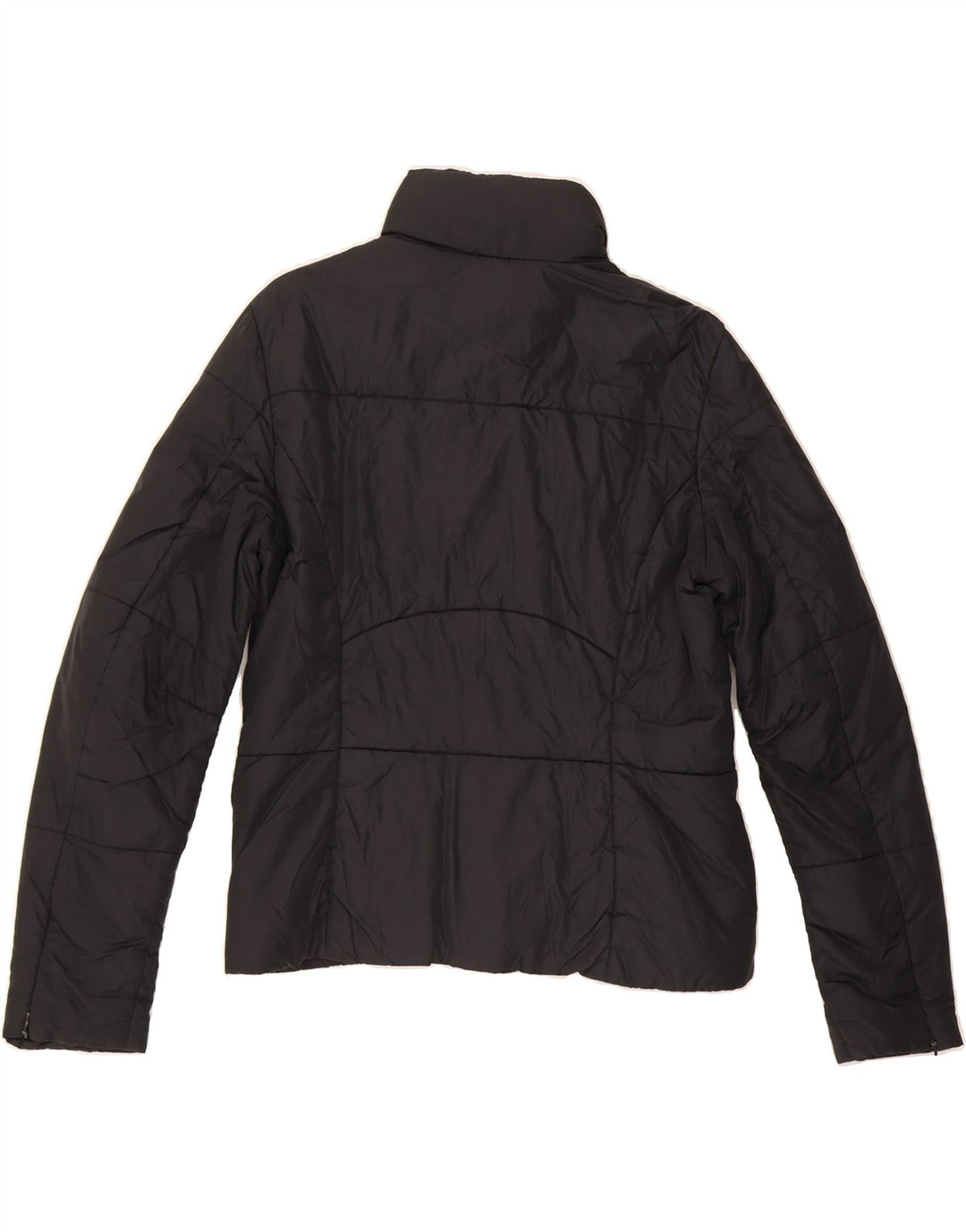 GAS Womens Padded Jacket UK 14 Medium Black Polyester Vintage Gas and Second-Hand Gas from Messina Hembry 