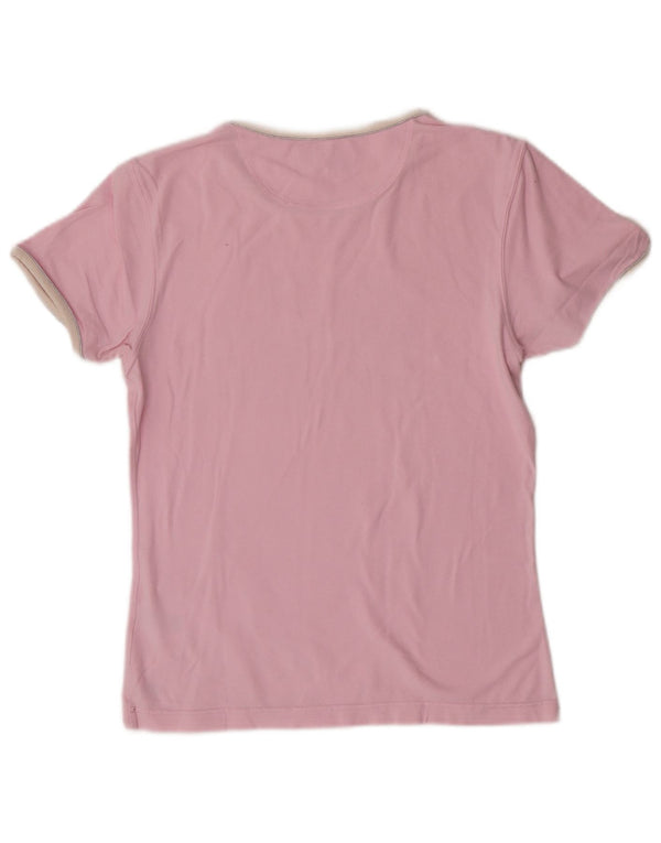 Женская футболка с рисунком Russell Athletic Top UK 18 XL, розовый хлопок