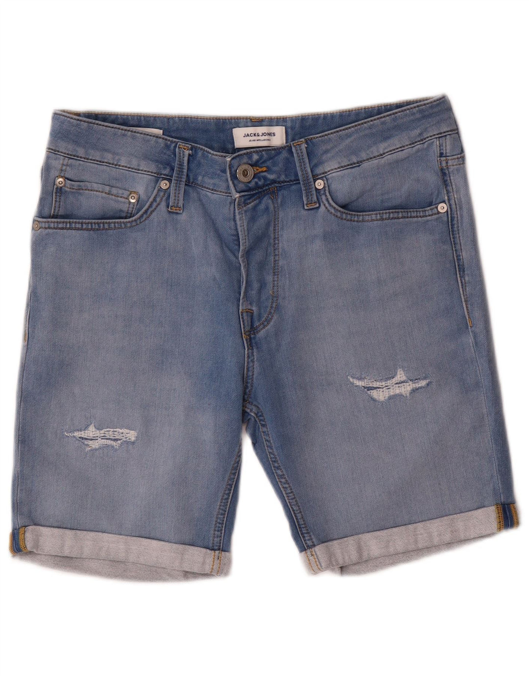 Мужские джинсовые шорты Jack & Jones Medium W32, синие, хлопок