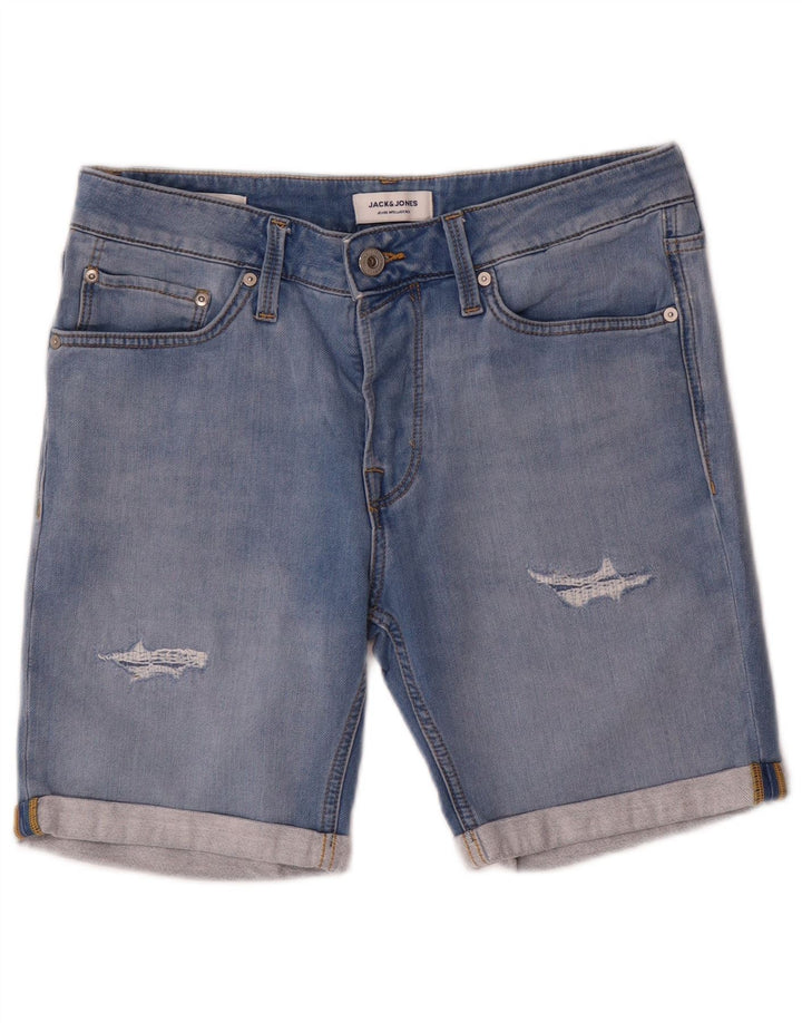 Мужские джинсовые шорты Jack & Jones Medium W32, синие, хлопок