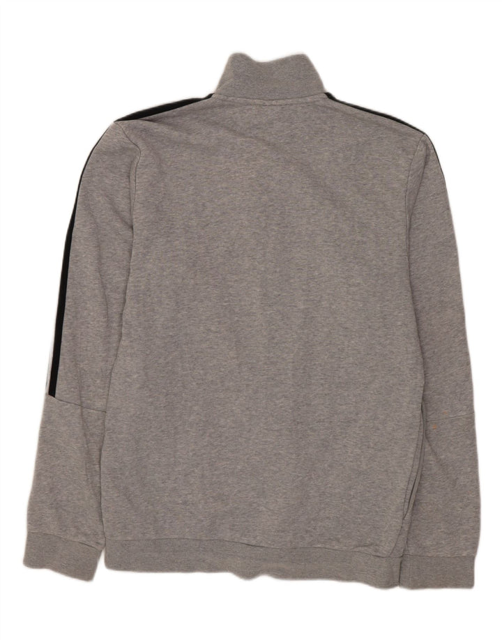 Мужской спортивный костюм ADIDAS, верхняя куртка UK 36/38, маленький серый хлопок с крапинками