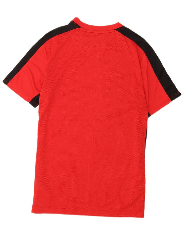 Мужская футболка Nike Dri Fit, большой красный полиэстер с цветными блоками