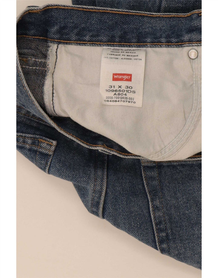 Мужские прямые джинсы Wrangler W31 L27, синий хлопок