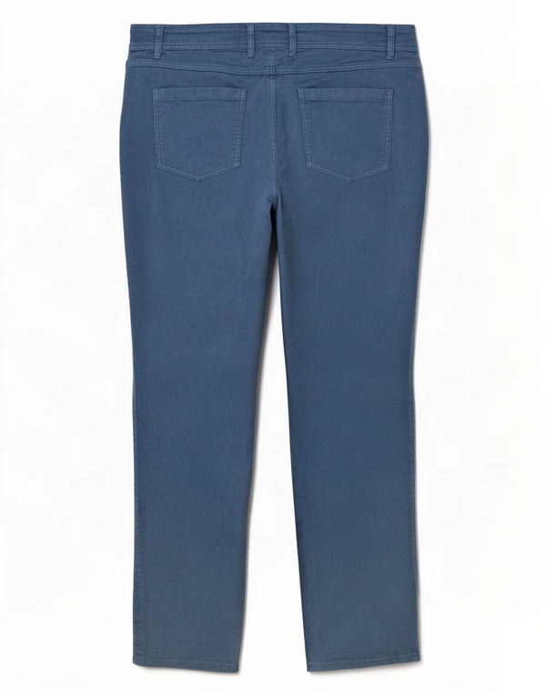 Женские прямые вельветовые брюки Marks & Spencer UK 14, большие W34 L28, синие