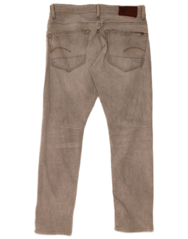 Мужские зауженные джинсы G-Star W34 L30 Серые
