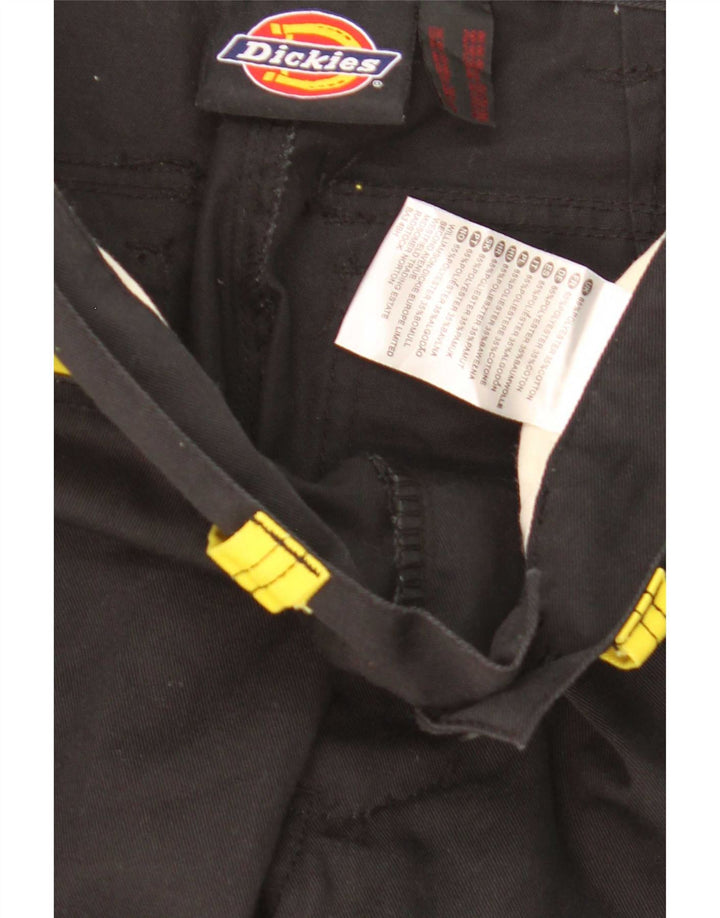 Мужские прямые брюки-карго Dickies W26 L31, черные, полиэстер с цветными блоками
