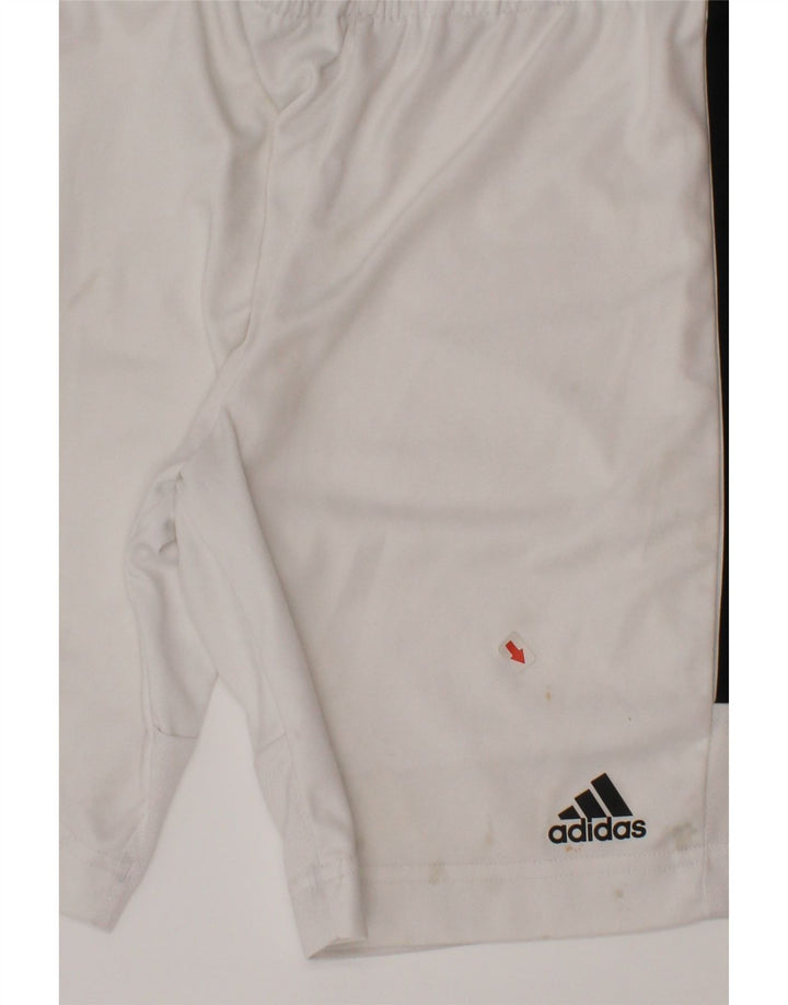 Спортивные шорты Adidas для мальчиков Aeroready 9-10 лет, белый полиэстер