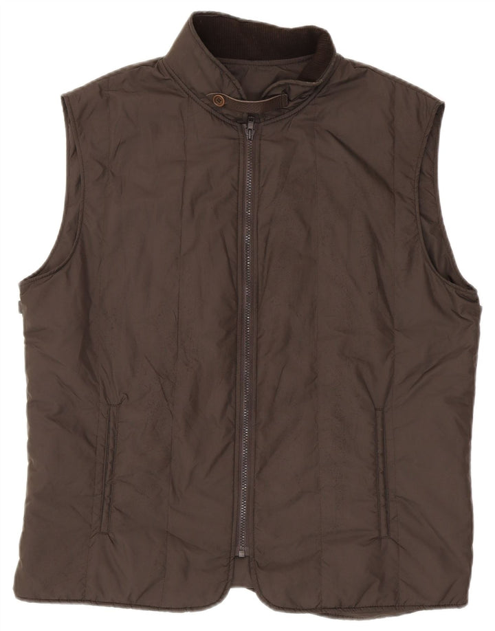 Мужской жилет с подкладкой Massimo Dutti EU 52, большой серый полиэстер