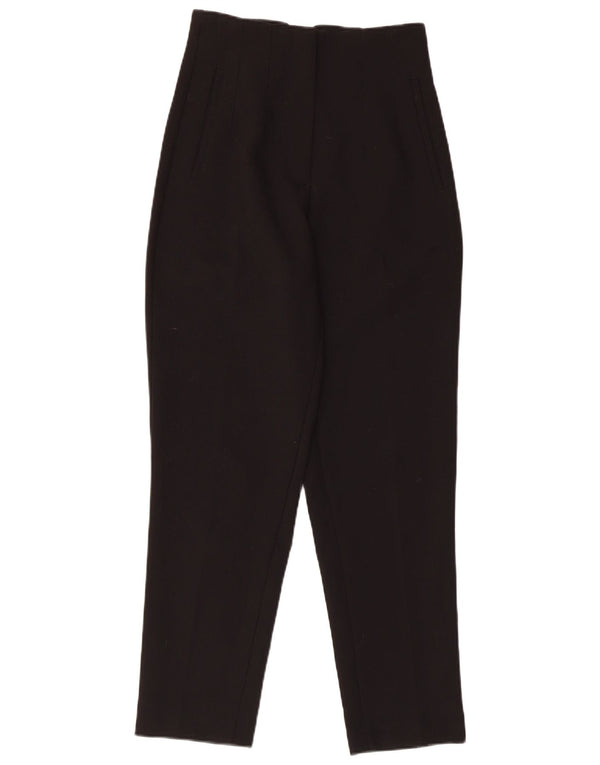 Женские повседневные зауженные брюки Zara XS W24 L27, черные