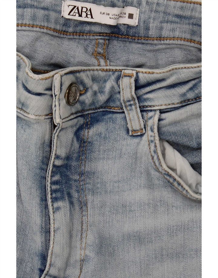 Женские расклешенные джинсы Zara EU 38 Small W28 L34 Синие