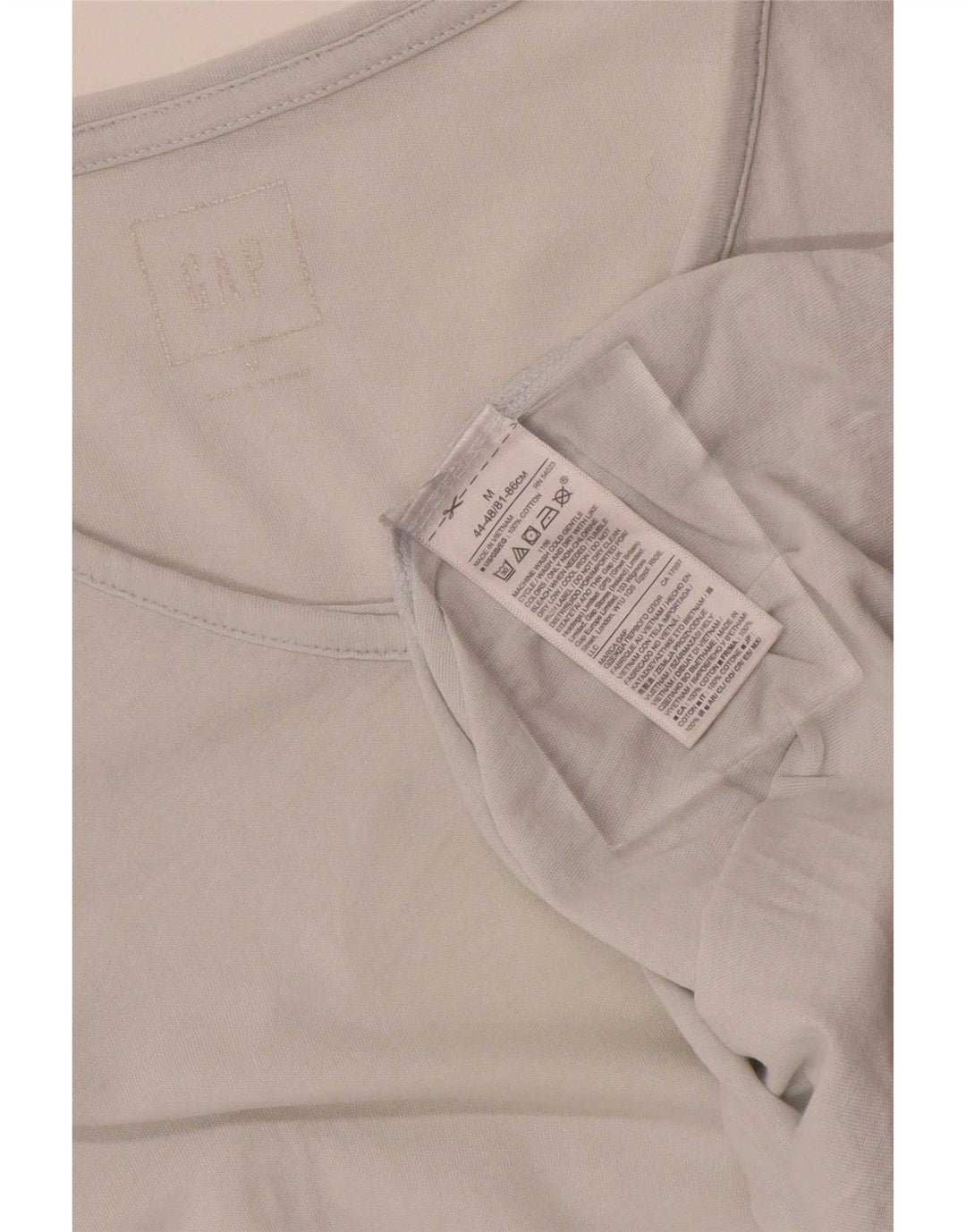 Мужская футболка Gap из хлопка среднего серого цвета
