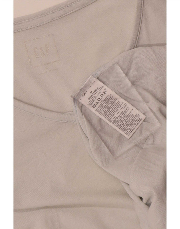 Мужская футболка Gap из хлопка среднего серого цвета