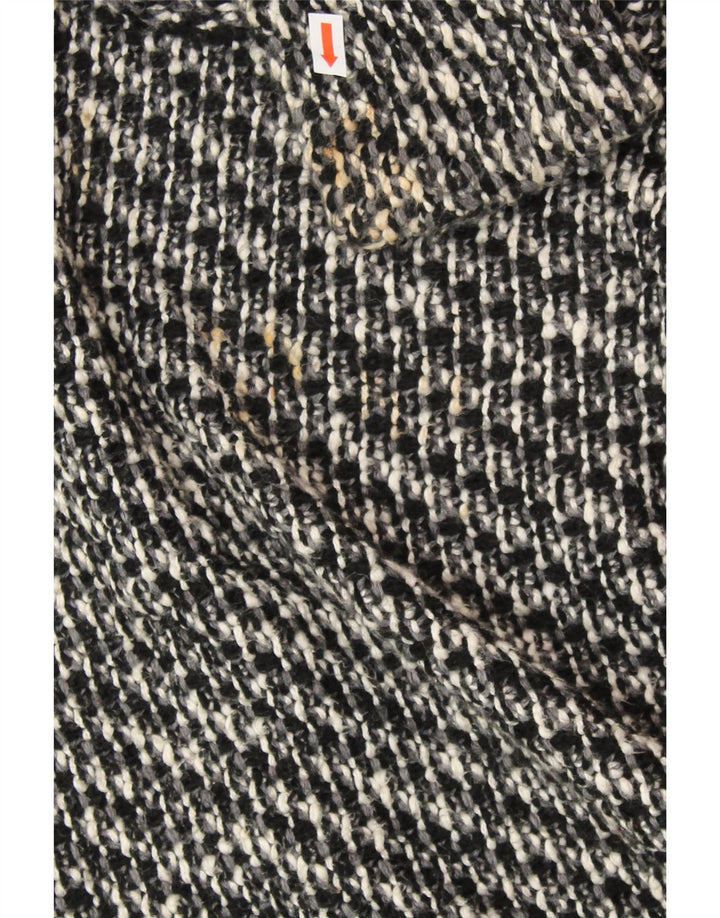 Женский свободный открытый кардиган ZARA UK 14, средний черный в крапинку