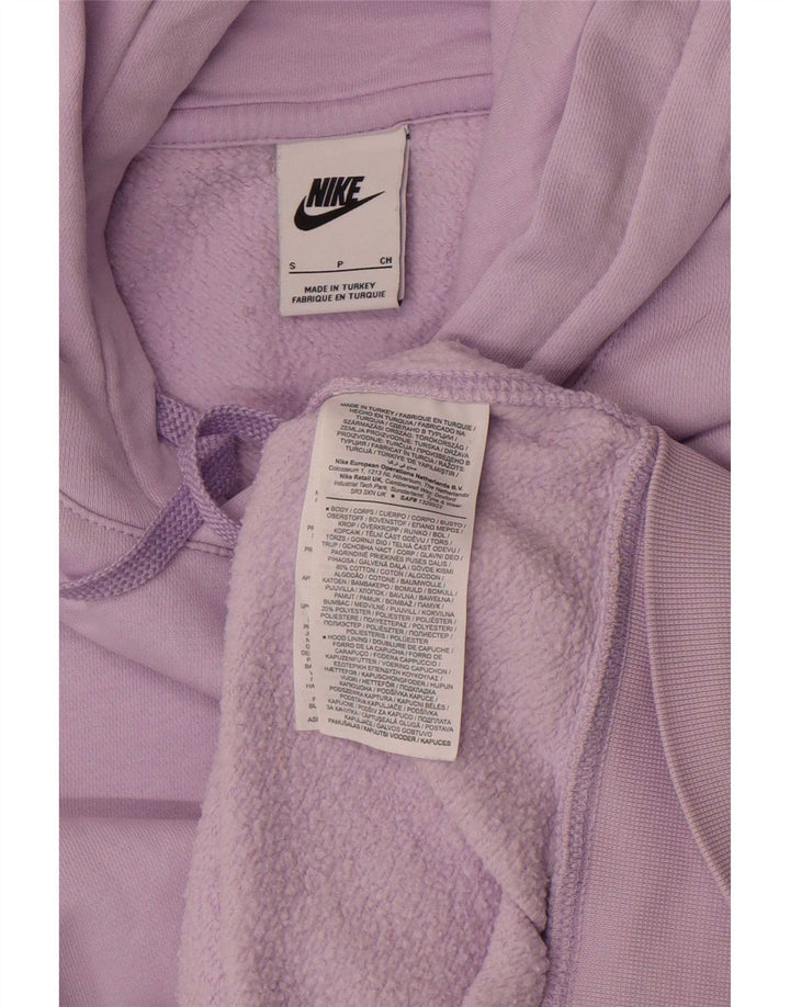 Мужской джемпер с капюшоном Nike, маленький фиолетовый, хлопок