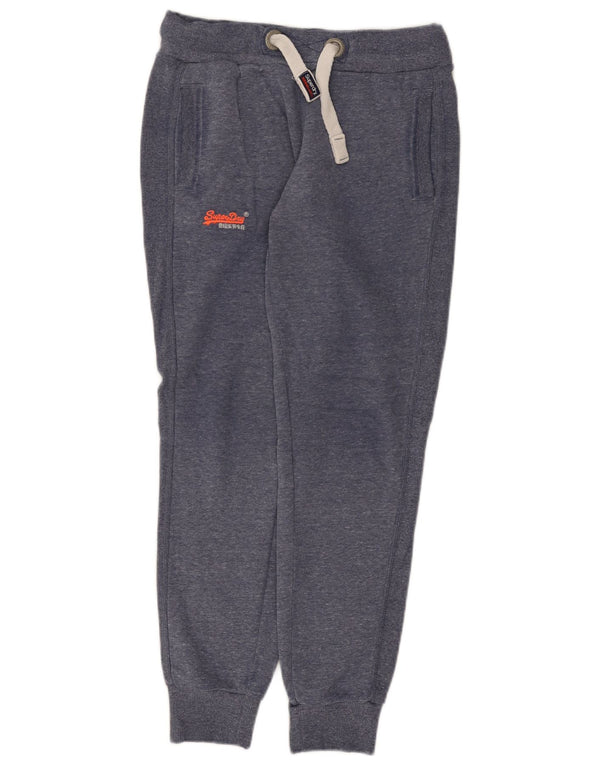 Superdry Мужские облегающие спортивные брюки для бега, маленькие синие крапинки