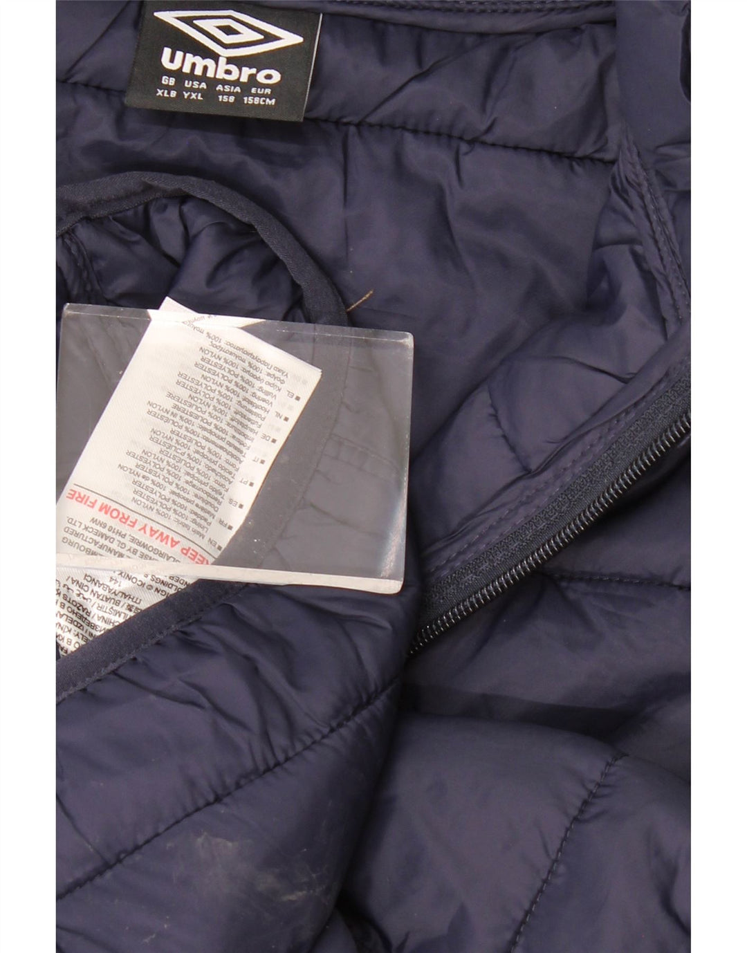UMBRO Утепленный жилет для мальчиков 13–14 лет XL, темно-синий, нейлон