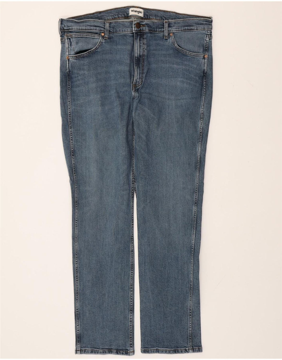 Мужские прямые джинсы WRANGLER Greensboro W40 L34, синий хлопок