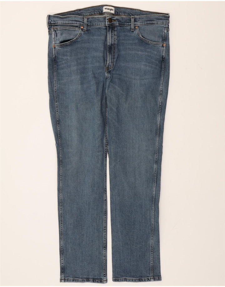 Мужские прямые джинсы WRANGLER Greensboro W40 L34, синий хлопок