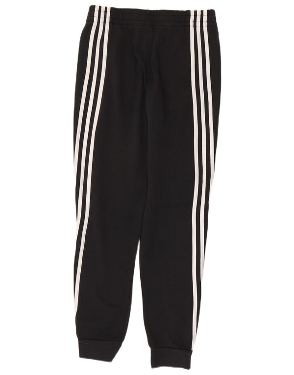 Спортивный костюм Adidas для мальчиков, брюки для бега, 13–14 лет, черный, хлопок с цветными блоками