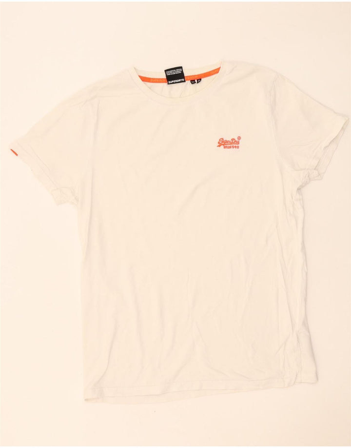 Мужская футболка Superdry Top XL, белый хлопок